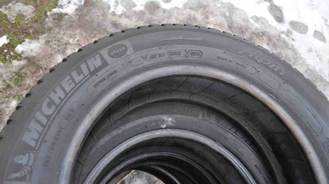 SET 4 Anvelope Iarna 185/60 R15 M+S ALPIN 4 MICHELIN