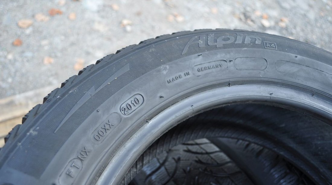 SET 4 Anvelope Iarna 185/65 R15 MICHELIN ALPIN A4 88T