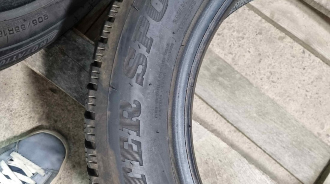 SET 4 Anvelope Iarna 205/55 R16 DUNLOP Winter Sport 5 91H