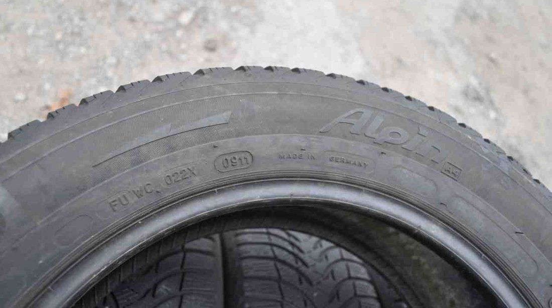 SET 4 Anvelope Iarna 205/55 R16 MICHELIN ALPIN A4 91H