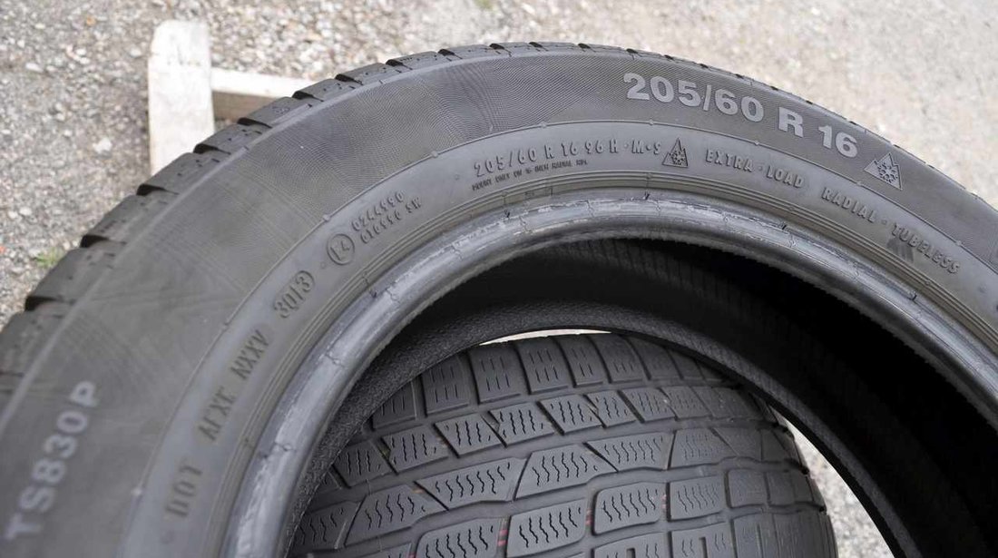 SET 4 Anvelope Iarna 205/60 R16 4342 CONTINENTAL winter TS830P 96H - CONTISEAL