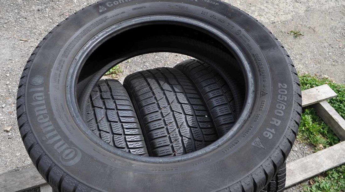 SET 4 Anvelope Iarna 205/60 R16 CONTINENTAL Winter Contact ffr 830P dre