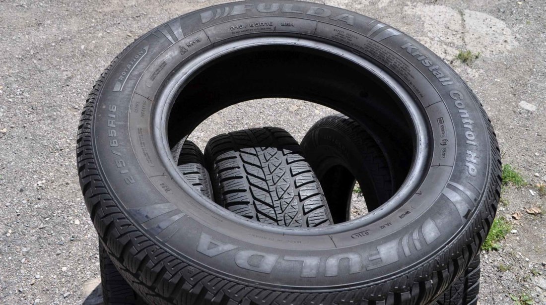 SET 4 Anvelope Iarna 215/65 R16 FULDA KRISTALL CONTROL HP 98H