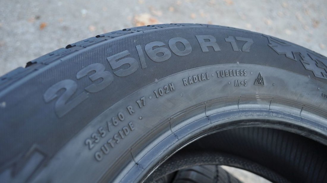 SET 4 Anvelope Iarna 235/60 R17 CONTINENTAL CROSS CONTACT WINTER 102H