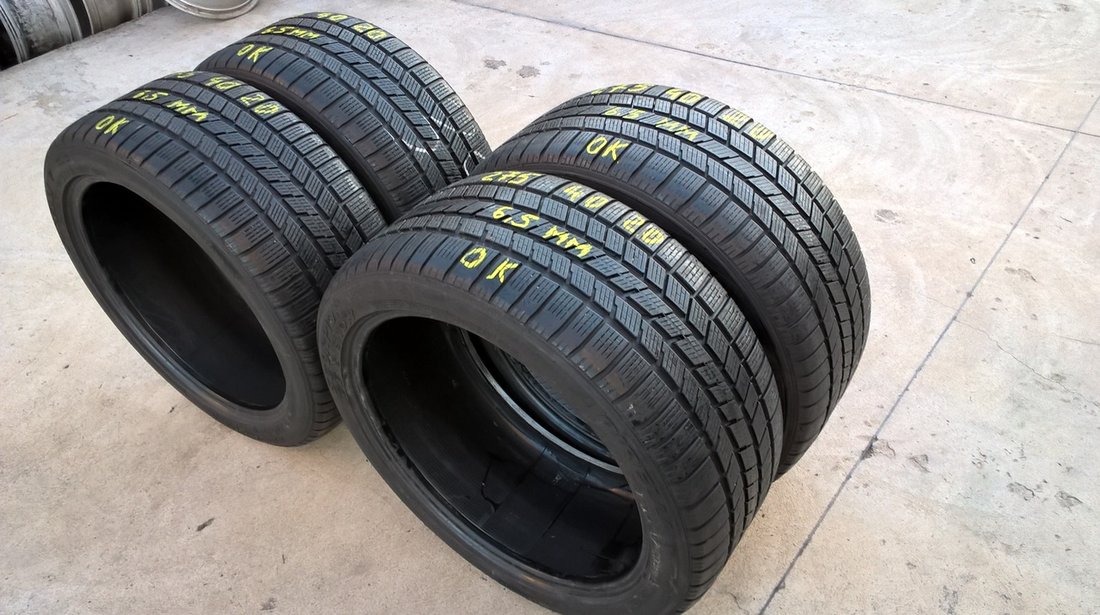 Set 4 anvelope iarna 275 40 20 pirelli scorpion ice+snow