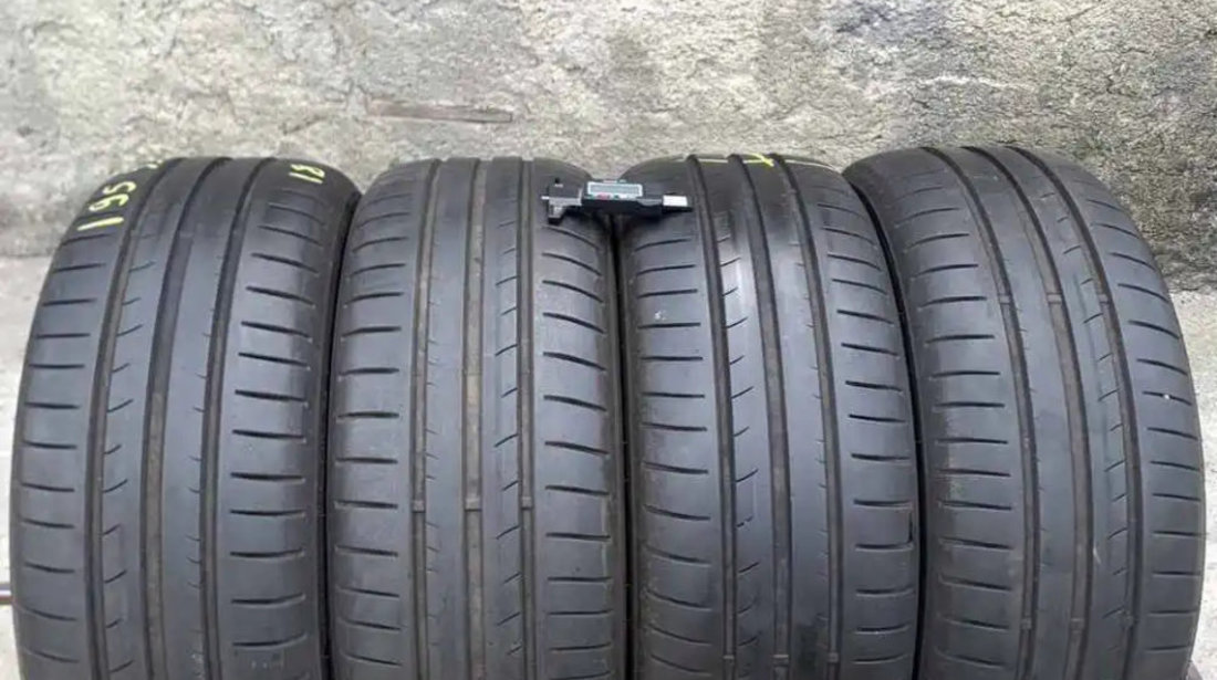 SET 4 Anvelope Vara 195/55 R15 DUNLOP Sport Bluresponse 85V