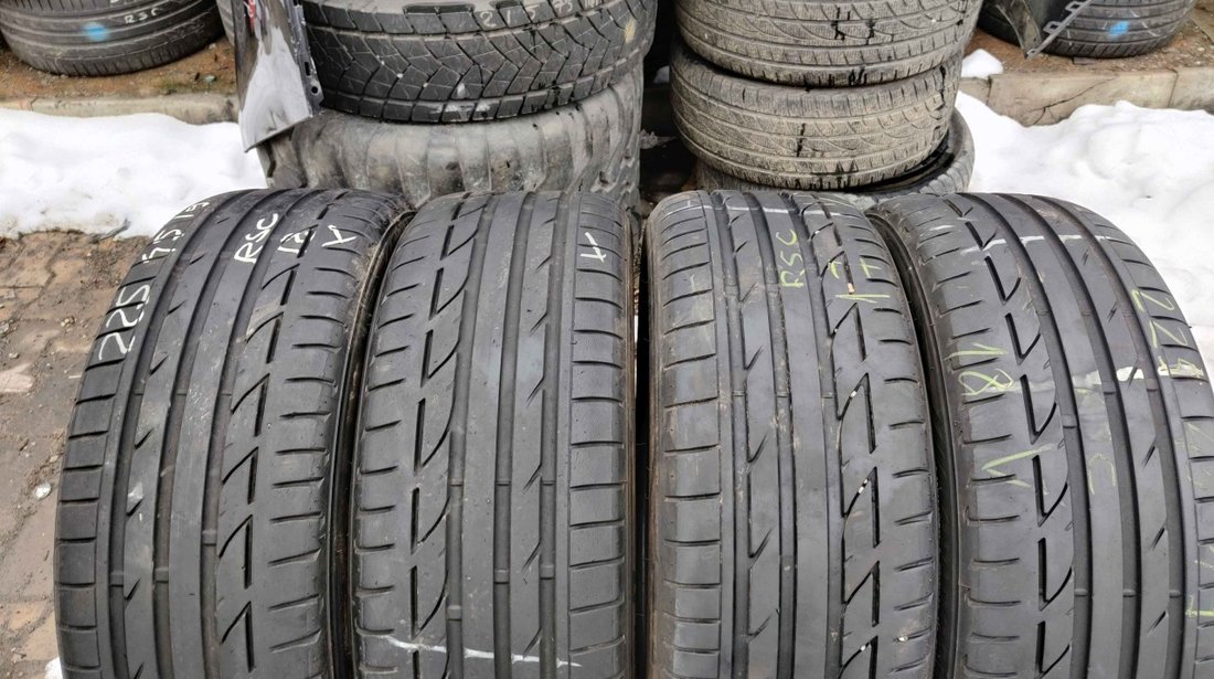 SET 4 Anvelope Vara 225/45 R19 BRIDGESTONE Potenza S001 92W - Runflat