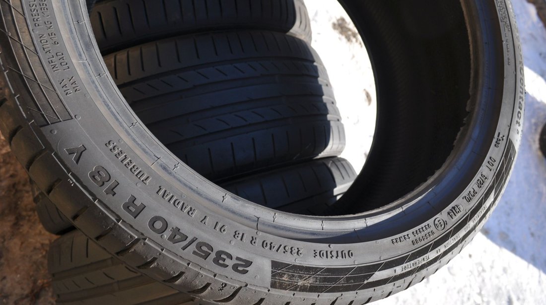 SET 4 Anvelope Vara 235/40 R18 CONTINENTAL ContiSportContact 5 91Y