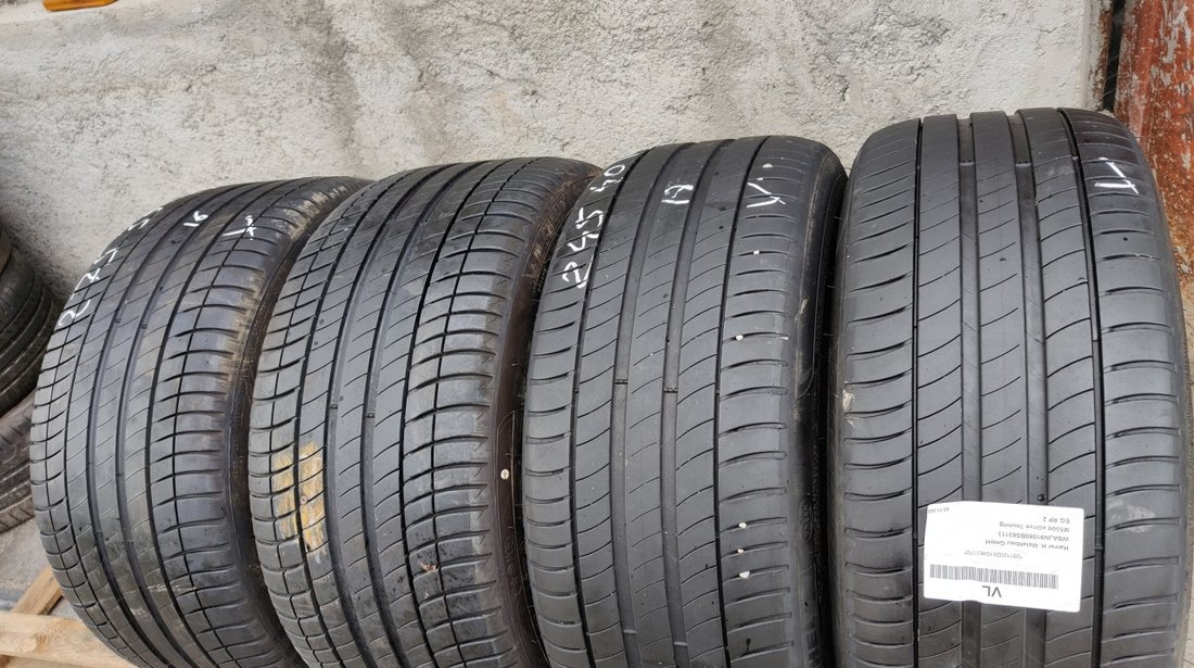 SET 4 Anvelope Vara 245/40 R19 + 275/35 R19 MICHELIN Primacy 3 ZP - Runflat