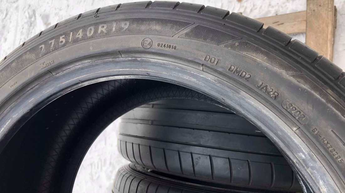 SET 4 Anvelope Vara 245/45 R19 + 275/40 R19 Dunlop Sp Sport Maxx GT DSST RUNFLAT