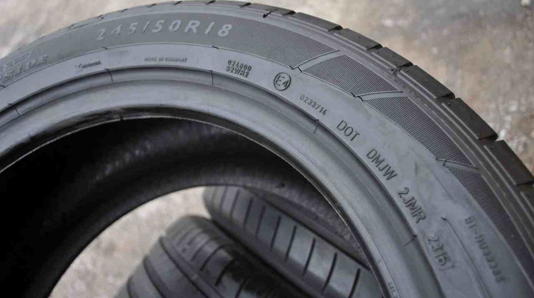 SET 4 Anvelope Vara 245/50 R18 DUNLOP SP SPORT MAXX GT DSST 100Y - Runflat