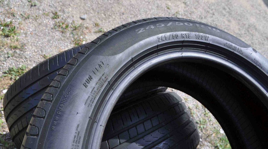 SET 4 Anvelope Vara 245/50 R18 PIRELLI CINTURATO P7 100W - Runflat