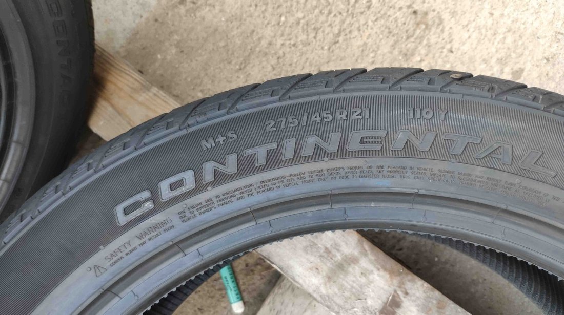 SET 4 Anvelope Vara 275/45 R21 CONTINENTAL CROSS CONTACT LX SPORT 110Y DOT 2018