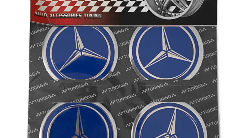 Set 4 Buc Autocolant Roata Mercedes-Benz 60MM AB-MERCEDES