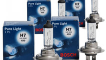 Set 4 Buc Bec Bosch H7 12V 55W Pure Light 1 987 30...