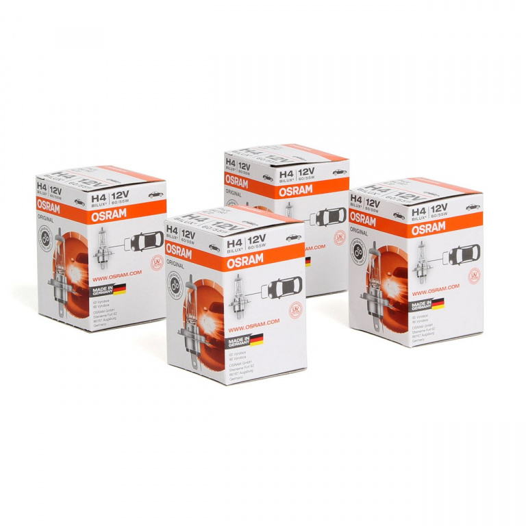 Set 4 Buc Bec Osram H4 12V 60/55W P43T Original 64193