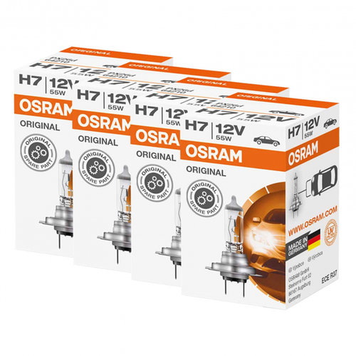 Set 4 Buc Bec Osram H7 12V 55W PX26D Original 64210