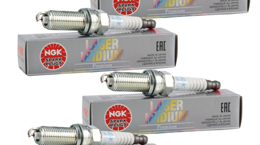 Set 4 Buc Bujie Ngk Renault Clio 4 2012→ Laser Iridium ILKAR7J7G 91121