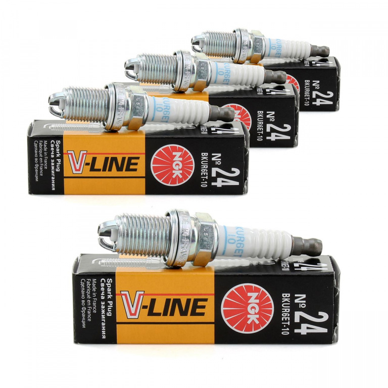 Set 4 Buc Bujie Ngk V-line 3045