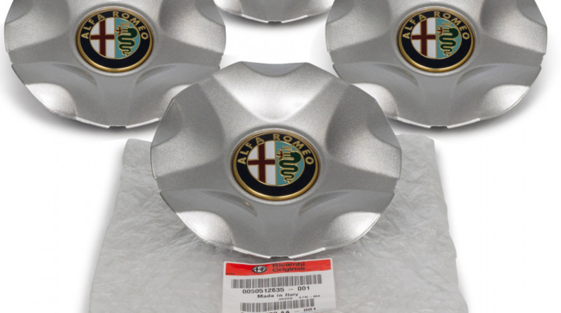 Set 4 Buc Capac Janta Oe Alfa Romeo Mito 2008→ Silver 50512635