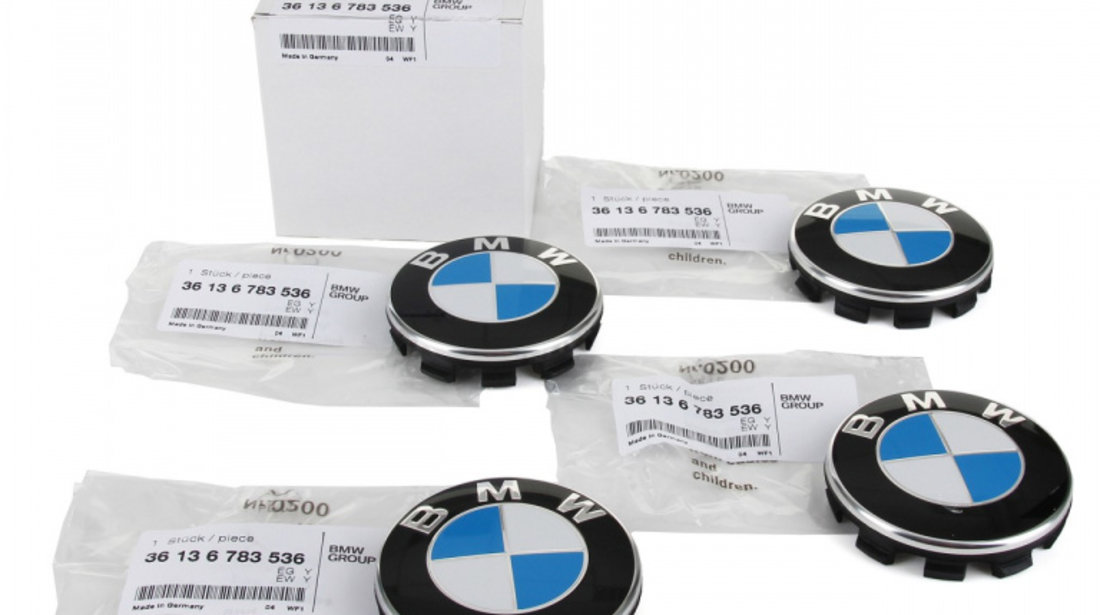 Set 4 Buc Capac Janta Oe Bmw Seria 1 E81 2006-2011 36136783536