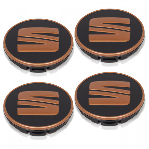 Set 4 Buc Capac Janta Oe Seat Leon 5F1 2012→ Cupra Negru / Cupru 5F0601171TVK
