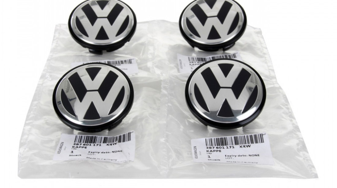 Set 4 Buc Capac Janta Oe Volkswagen Caddy 3 2004-2015 3B7601171XRW