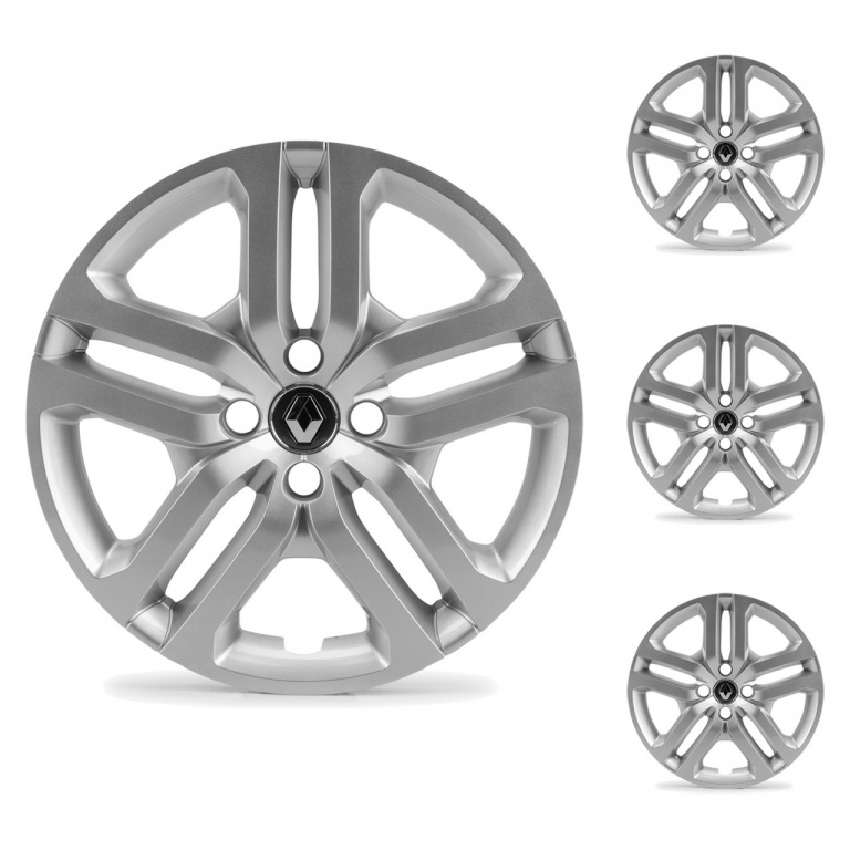 Set 4 Buc Capac Roata Oe Renault Silver 16&quot; 403158895R