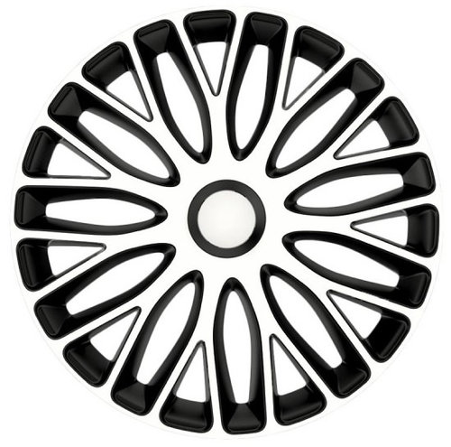Set 4 Buc Capace Roti Argo Mugello White &amp; Black 16&quot; 42851