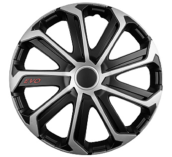 Set 4 Buc Capace Roti Carmax Evo Negru / Argintiu 16&quot; 50132