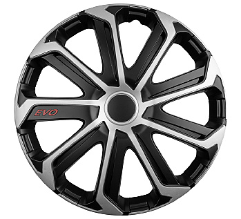 Set 4 Buc Capace Roti Carmax Evo Negru / Argintiu 14&quot; 50130