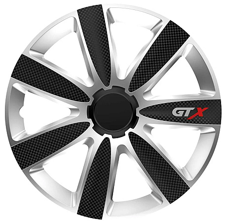 Set 4 Buc Capace Roti Carmax GTX Carbon Negru / Argintiu 14&quot; 54877