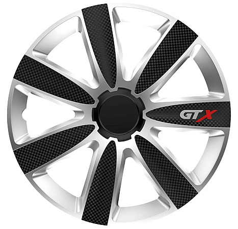 Set 4 Buc Capace Roti Carmax GTX Carbon Negru / Argintiu 15&quot; 54878