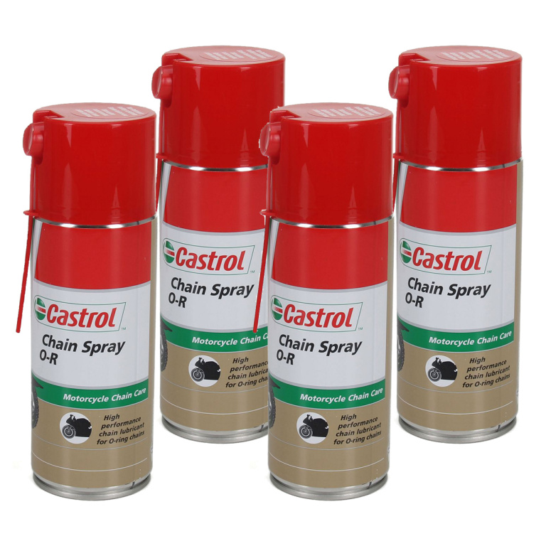 Set 4 Buc Castrol Chain Spray O-R Spray Lubrifiant Lant 400ML 156B83