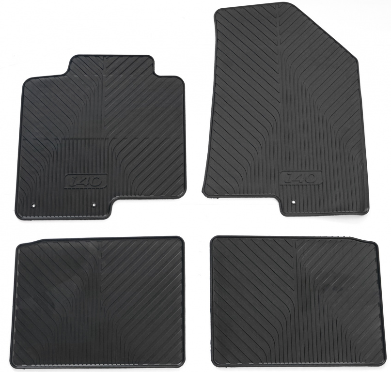 Set 4 Buc Covorase Auto Cauciuc Fata + Spate Oe Hyundai i40 2011-2019 Negru 3Z131ADE00