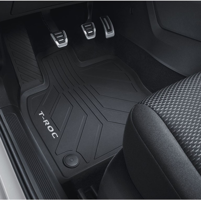 Set 4 Buc Covorase Auto Cauciuc Fata + Spate Oe Volkswagen T-Roc 2017→ 2GA06150082V