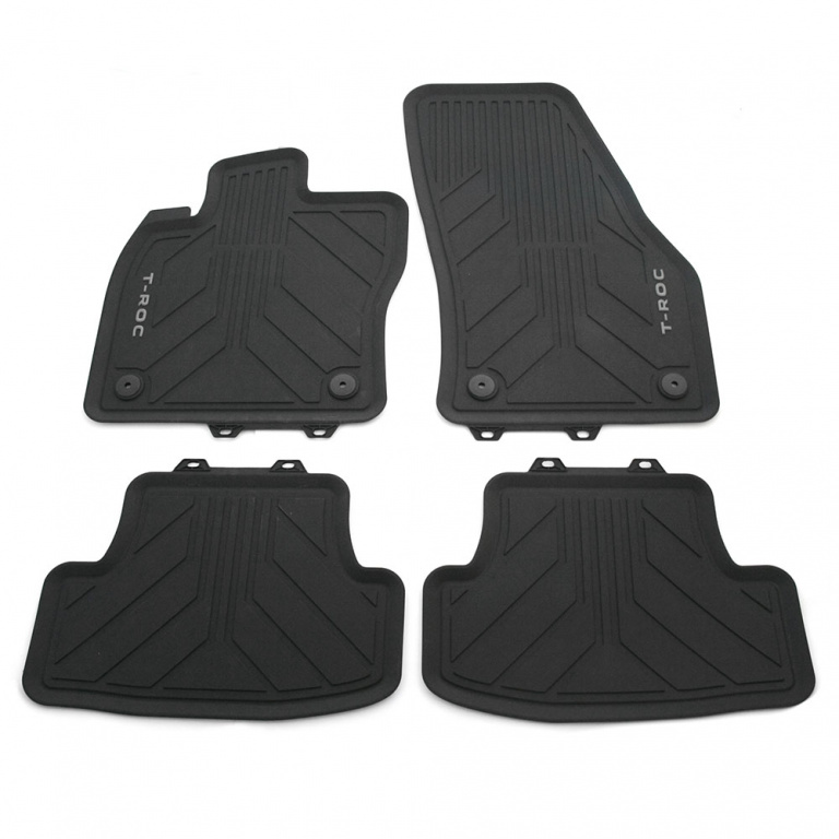 Set 4 Buc Covorase Auto Cauciuc Fata + Spate Oe Volkswagen T-Roc 2017→ 2GA06150082V