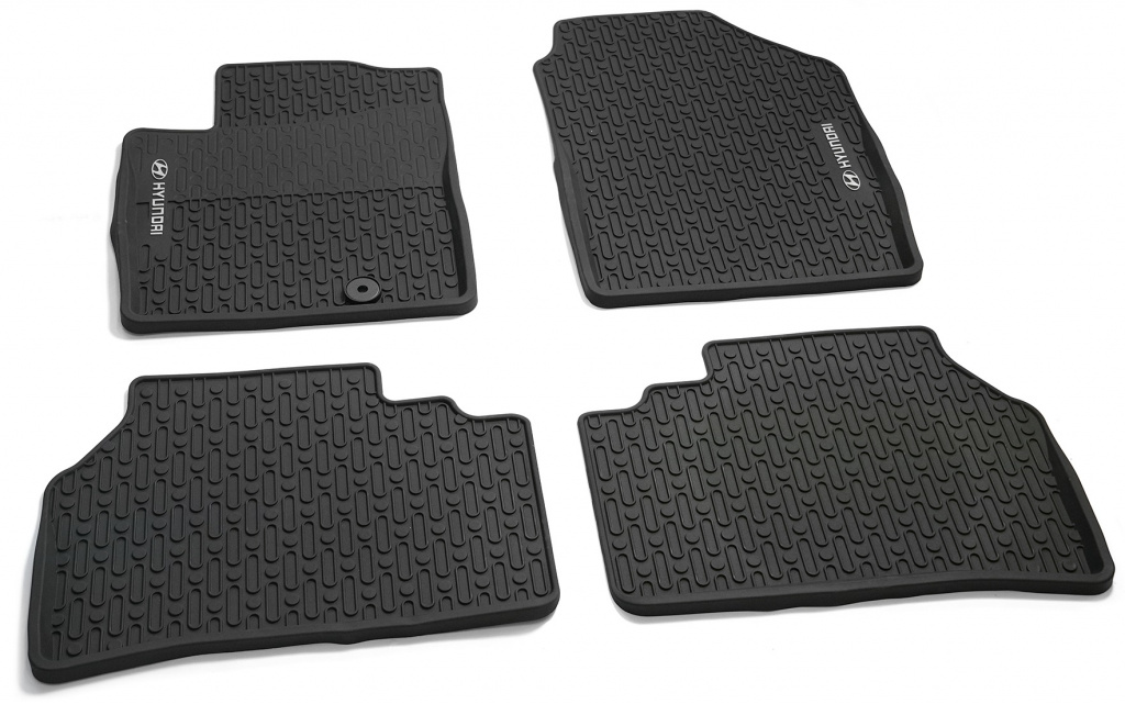 Set 4 Buc Covorase Auto Cauciuc Oe Hyundai Inster 2025→ Negru GX131ADE00