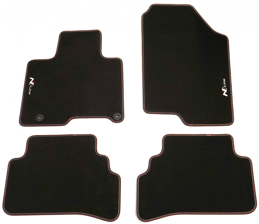 Set 4 Buc Covorase Auto Mocheta Fata + Spate Oe Hyundai Tucson NX4 2021→ N-Line Negru CZ143ADB00PHNL