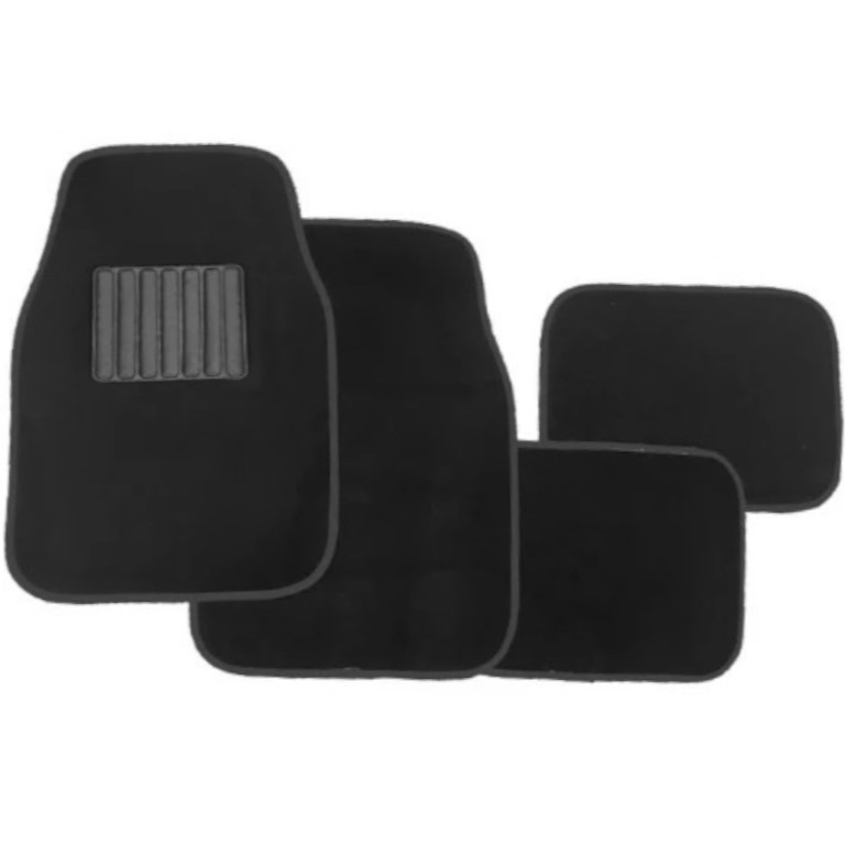 Set 4 Buc Covorase Auto Mocheta Universale Textil Cu Intaritura Pentru Zona Pedalierului STEL049