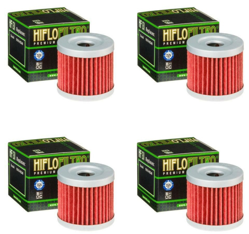 Set 4 Buc Filtru Ulei Moto Hiflofiltro HF131