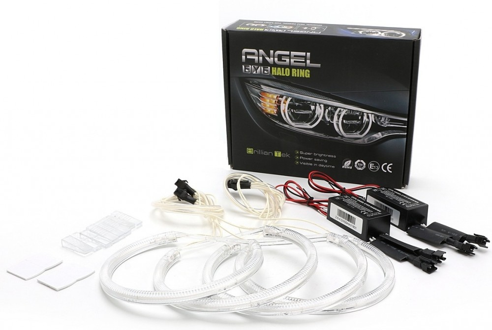 Set 4 Buc Inele Angel Eyes CCFL Bmw E46 1998-2004 Compact 2 x 106mm + 2 x 131mm 992899