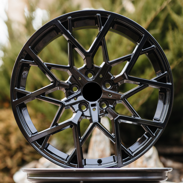 Set 4 Buc Jante Auto Compatibil Cu Bmw 20x8.5J / 20x9.5J 5x120 ET35,38 72.6 mm Negru R20&quot; RMBMR20QX