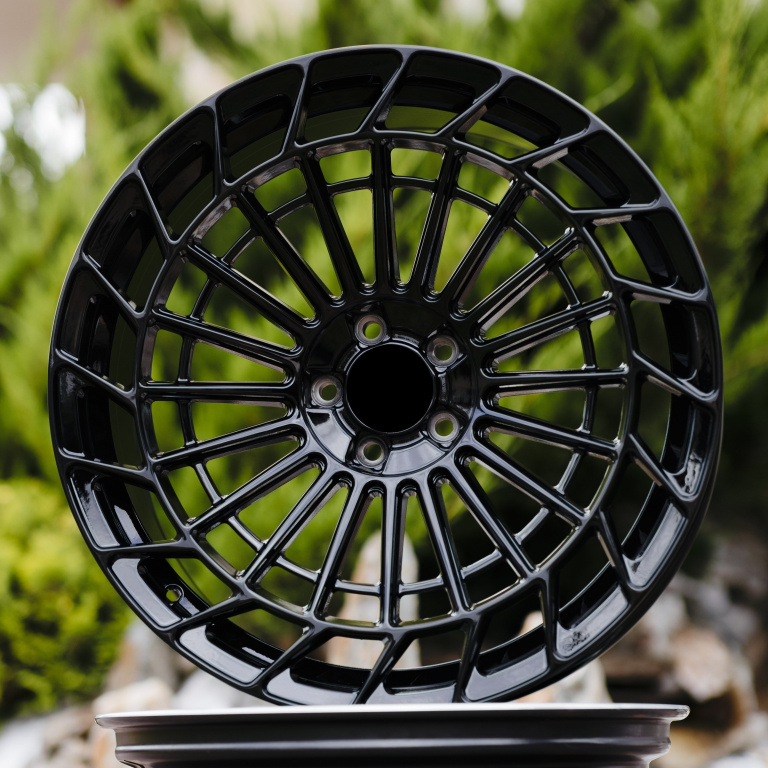 Set 4 Buc Jante Auto Compatibil Cu Bmw 20x8.5J / 20x9.5J 5x112 ET35,38 66.6 mm Negru R20&quot; RMBMALLMJ