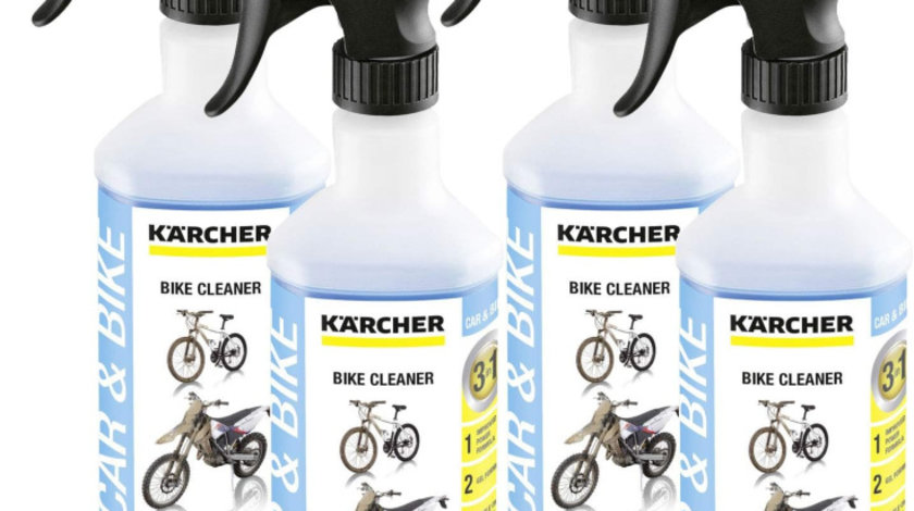 Set 4 Buc Karcher Solutie Curatat Biciclete Si Motociclete 3 In 1 RM 44G 500ML 62957630