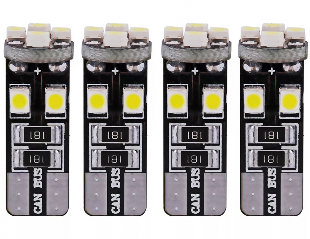 Set 4 Buc Led T10 8 SMD Canbus