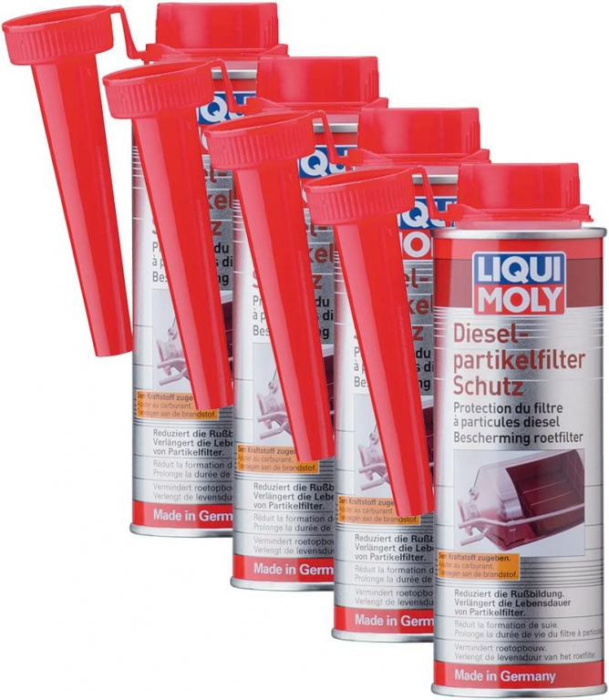 Set 4 Buc Liqui Moly Aditiv Curatare Filtru Particule DPF 250ML 5148