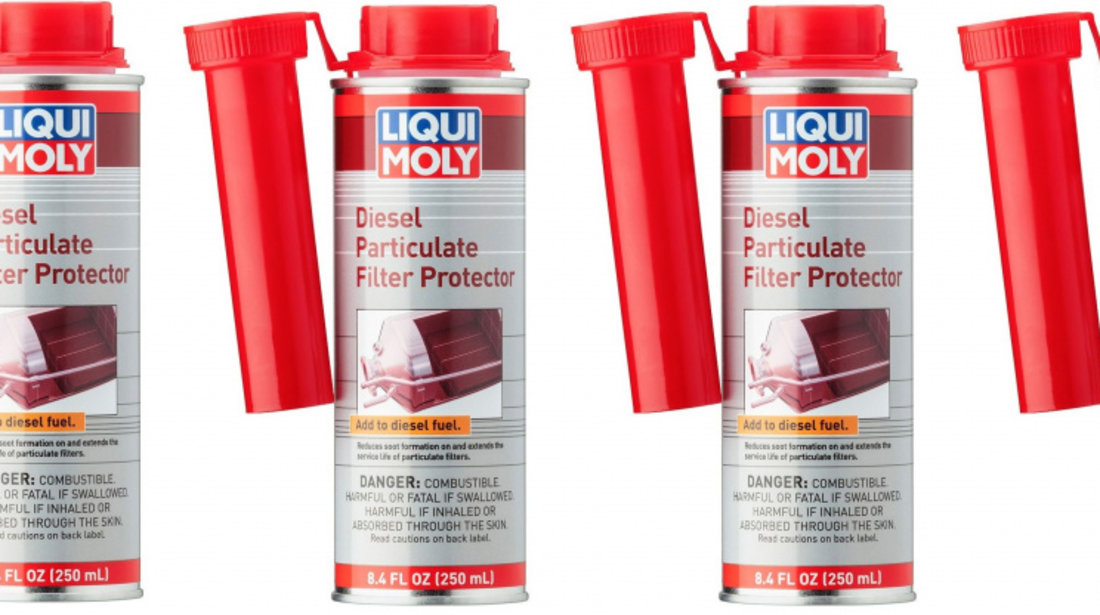 Set 4 Buc Liqui Moly Aditiv Curatare Filtru Particule DPF 250ML 21270