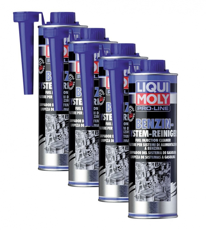 Set 4 Buc Liqui Moly Pro-Line Aditiv Curatat Injectoare Benzina 500ML 5153