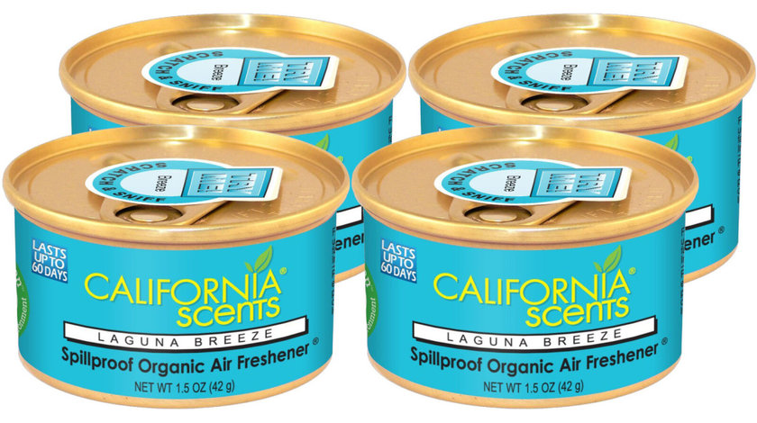 Set 4 Buc Odorizant California Scents Laguna Breeze 42G